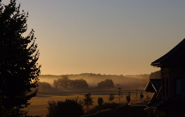 Sonnenaufgang Blick aus Bad OG