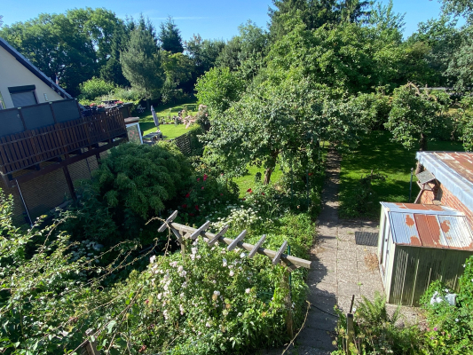 Blick vom Balkon